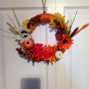 Beautiful 12 in fall/ Thanksgiving wreath